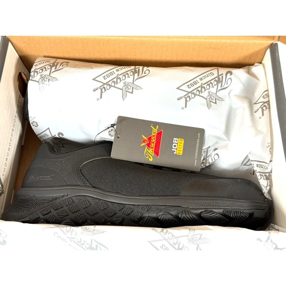 Thorogood 809-6110 Men's Nano-Toe Oxford Work Shoes Black 8.5M New